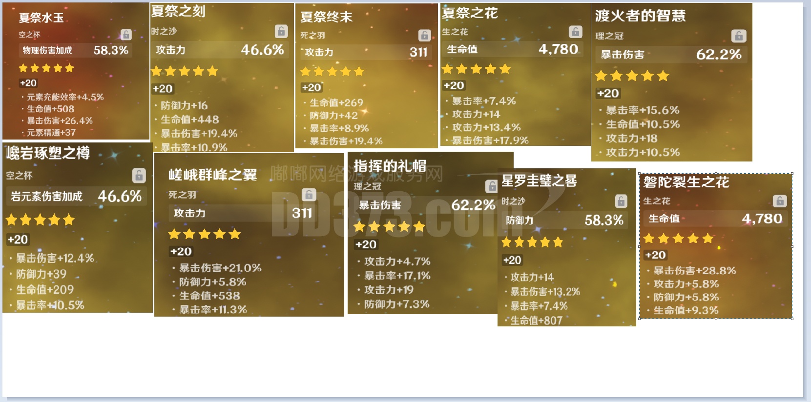 7黄 顶级圣遗物武神钟离 详情看图 魈 和璞渊 邮箱未实名